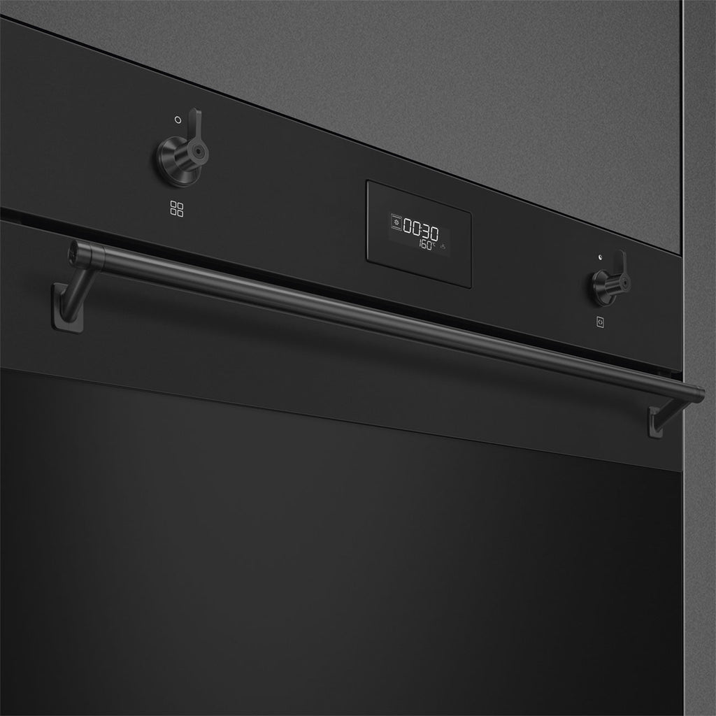Classic 60cm Built-In Single Oven, Matte Black