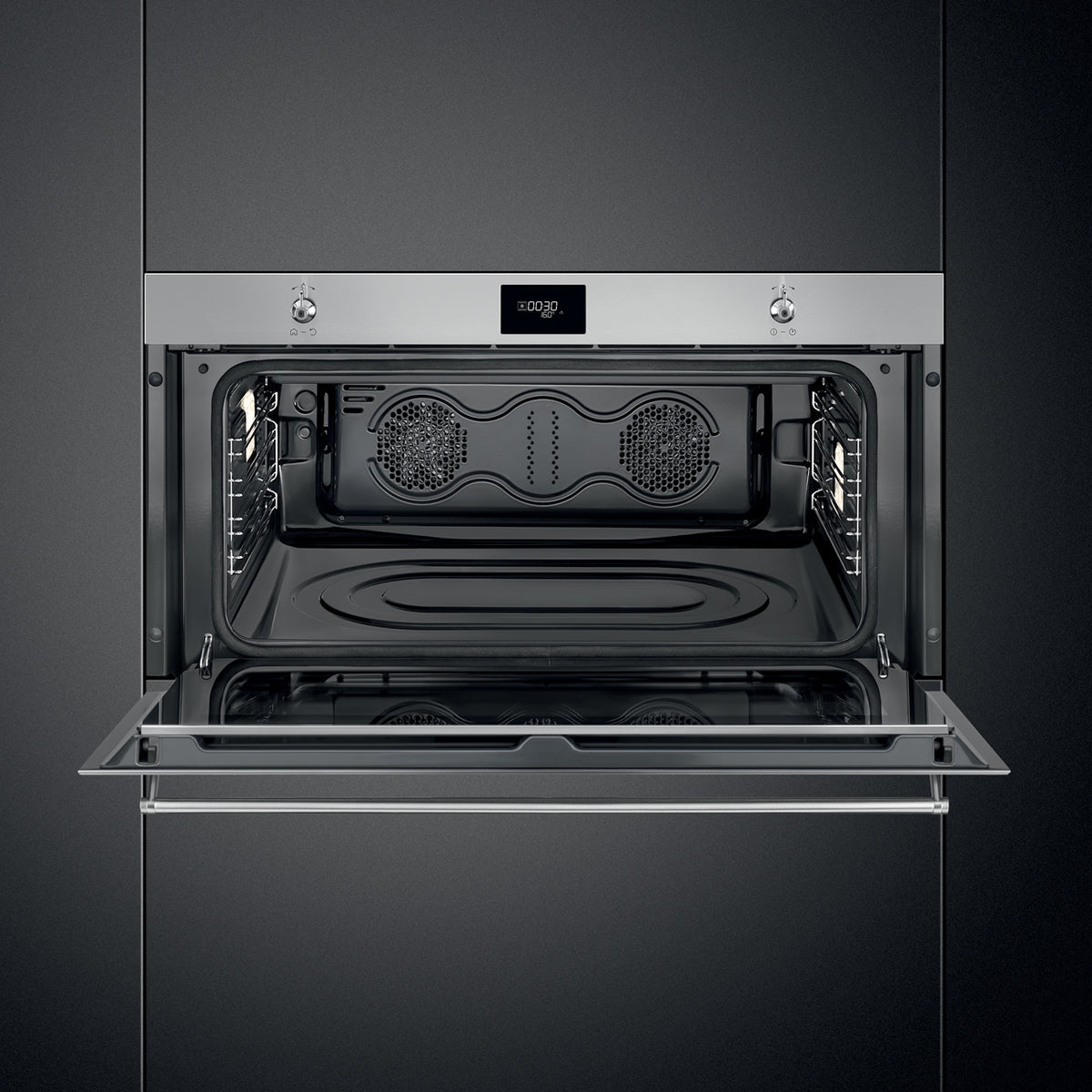 Classic Built-In 90cm Single Ovens (Reduced-Height) Pyrolytic Self Cleaning Single Oven