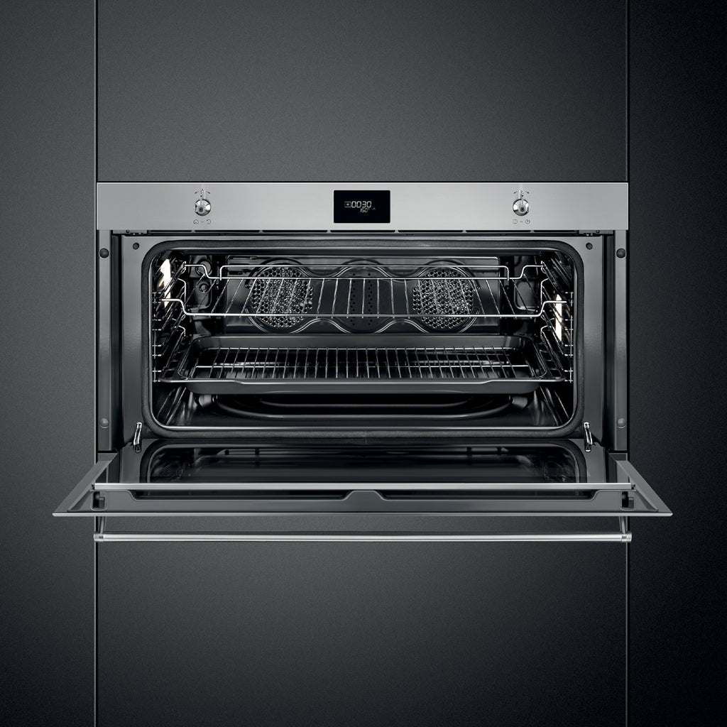 Classic Built-In 90cm Single Ovens (Reduced-Height) Pyrolytic Self Cleaning Single Oven