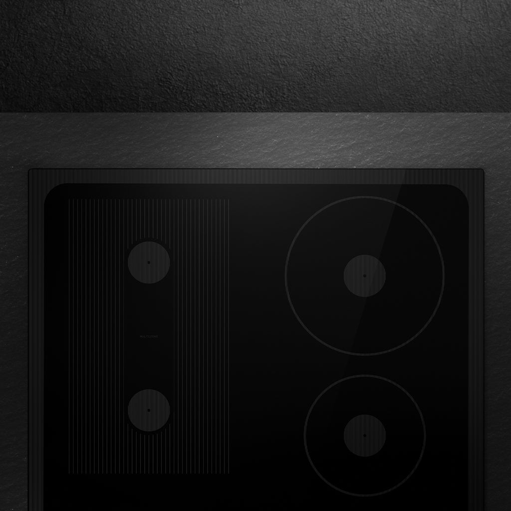 60 cm Musa Induction Hob, Black Glass