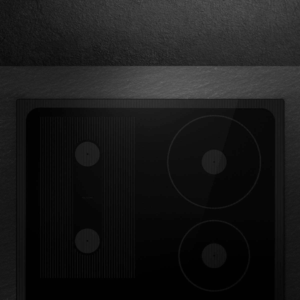 60 cm Musa Induction Hob, Black Glass