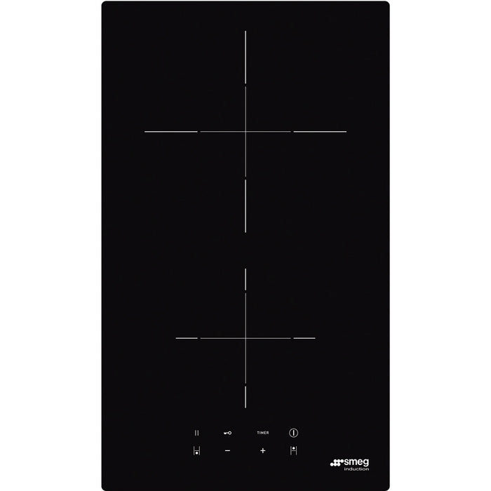 30 cm Universal Induction Hob, Black Glass