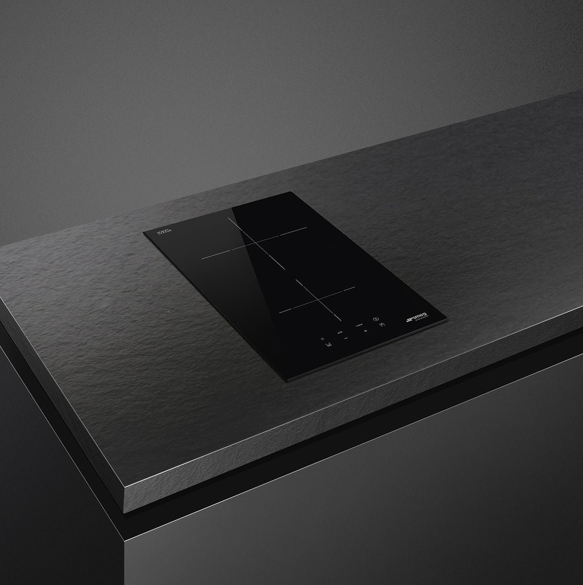 30 cm Universal Induction Hob, Black Glass