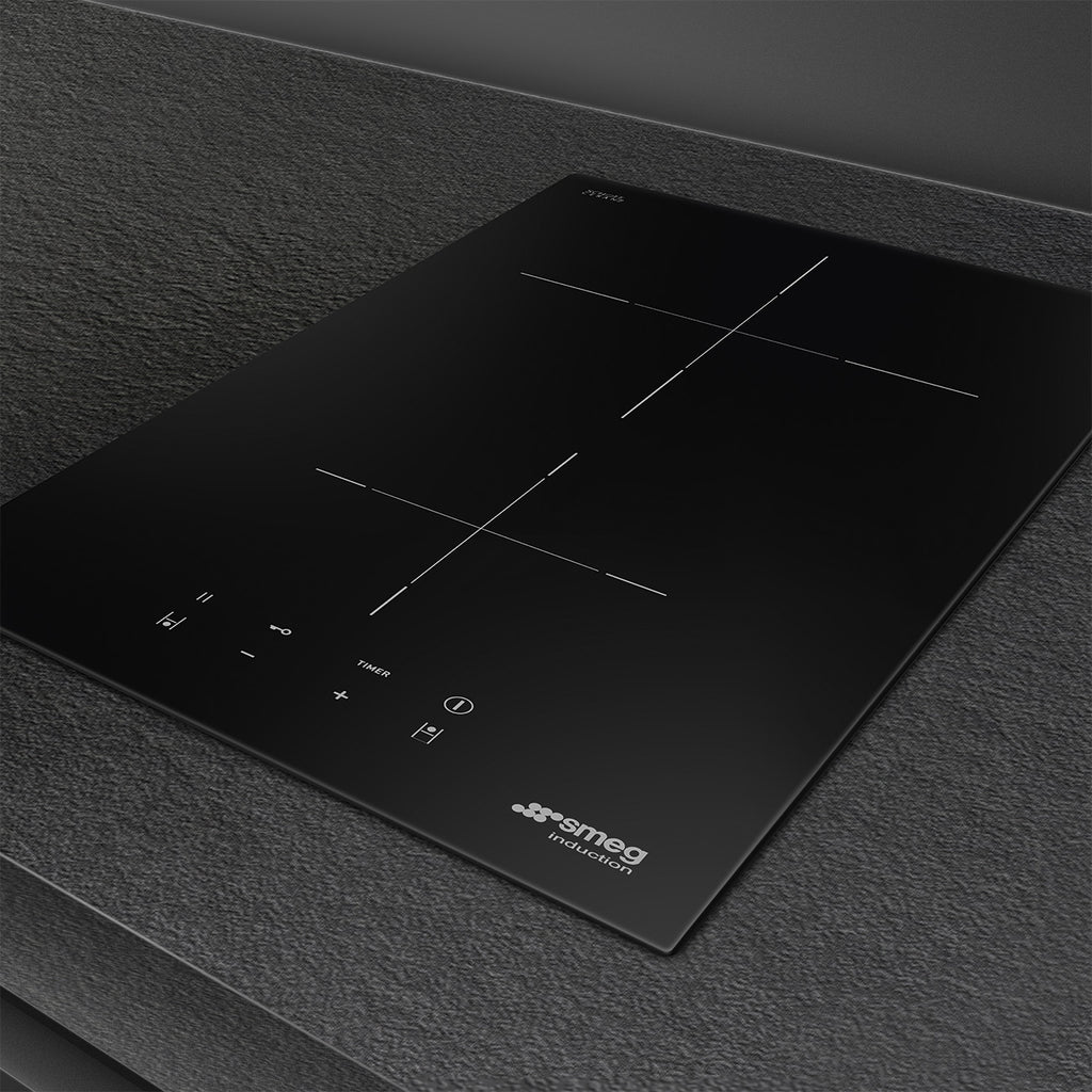 30 cm Universal Induction Hob, Black Glass