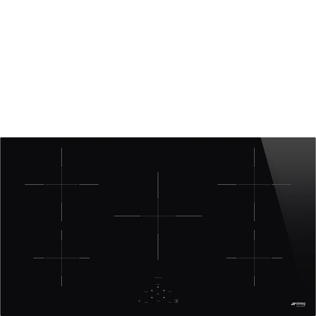 90 cm Universal Induction Hob, Black Glass