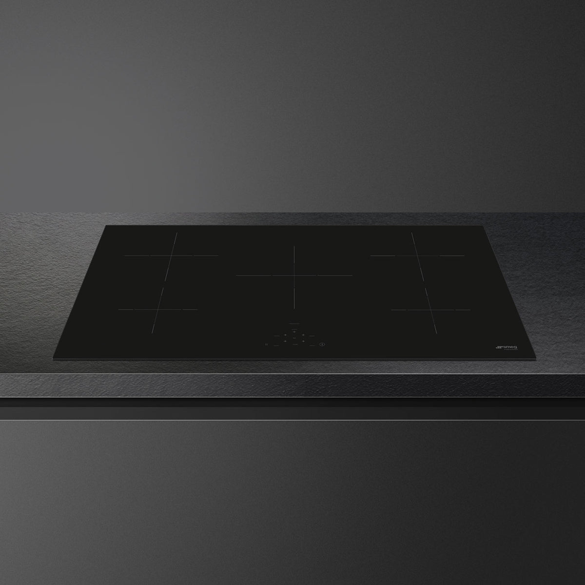 90 cm Universal Induction Hob, Black Glass