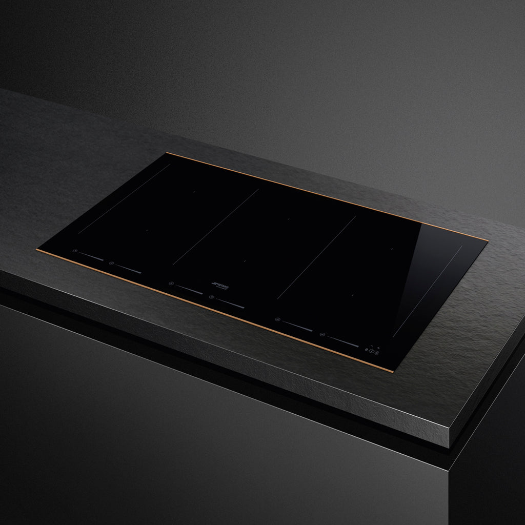 90 cm Dolce Stil Novo Induction Hob, Black Copper