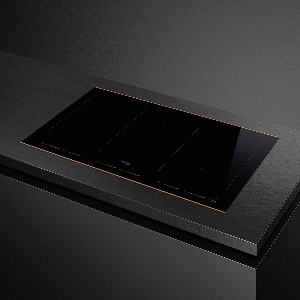 90 cm Dolce Stil Novo Induction Hob, Black Copper