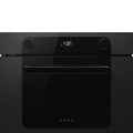 Musa 45cm Compact Built-In Oven & Micro combi Microwave, Black