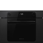 Musa 45cm Compact Built-In Oven & Micro combi Microwave, Black