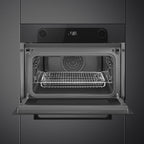 Musa 45cm Compact Built-In Oven & Micro combi Microwave, Black
