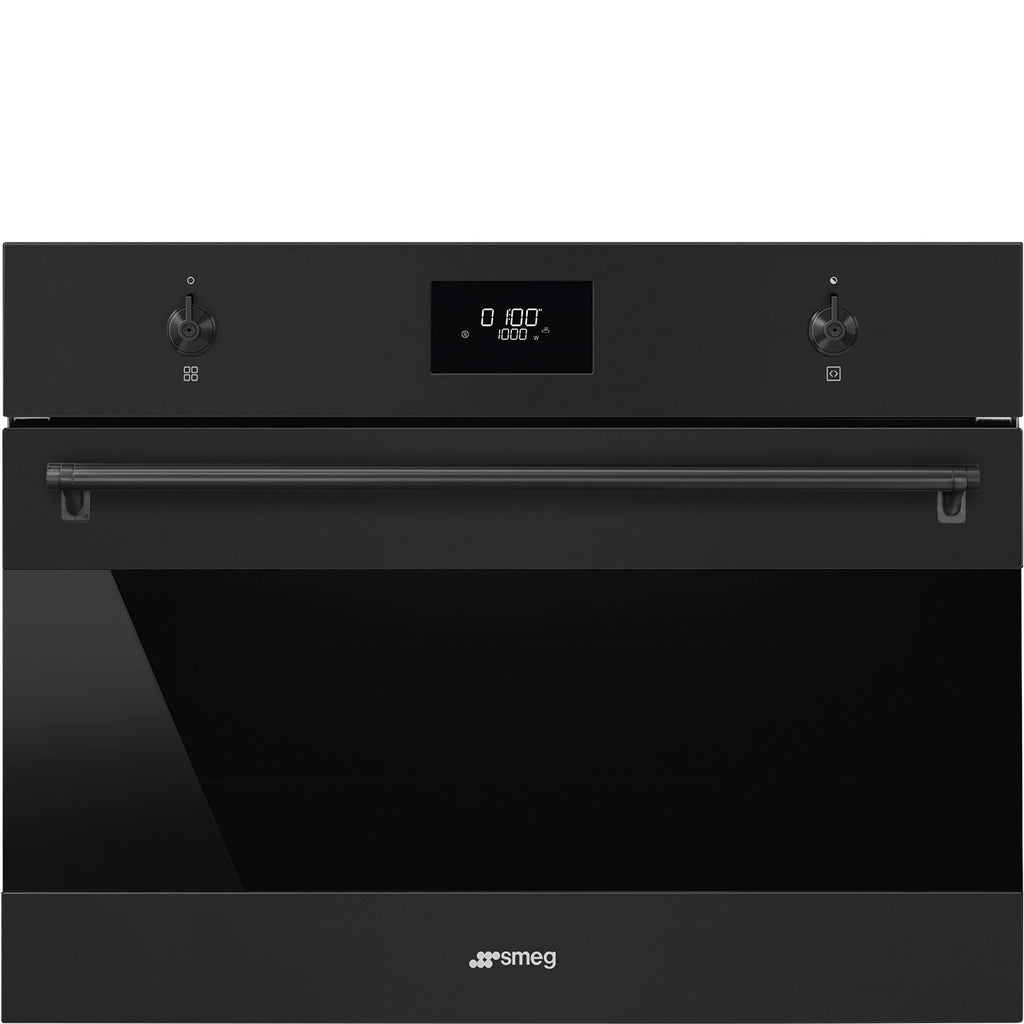 Classic 45cm Compact Built-In Oven & Micro combi Microwave, Matte Black