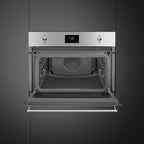 Classic 45cm Compact Built-In Oven & Micro combi Microwave, Stainless steel