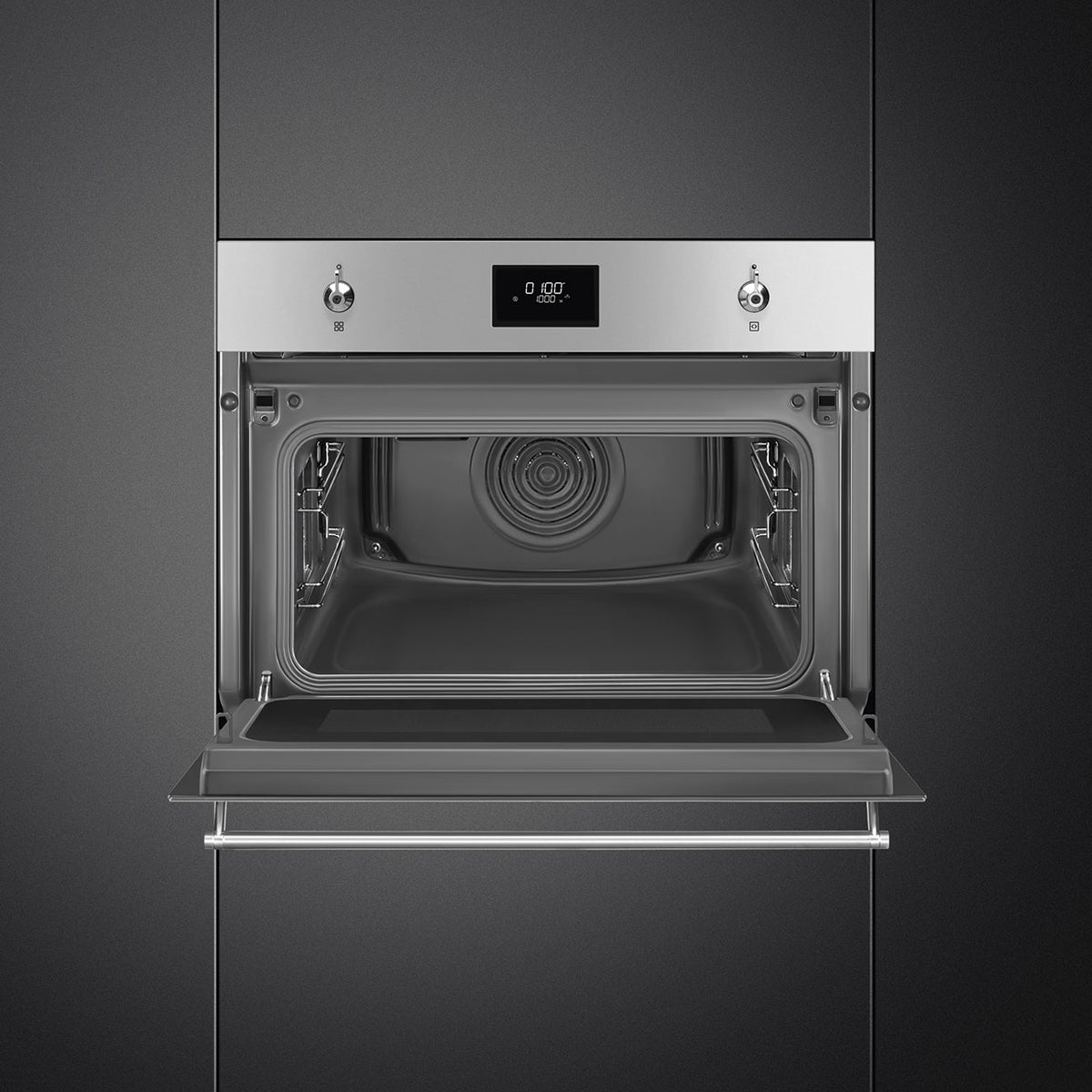 Classic 45cm Compact Built-In Oven & Micro combi Microwave, Stainless steel