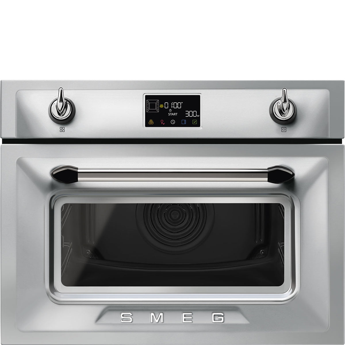 Victoria 45cm Compact Built-In Oven & Micro combi Microwave, Stainless steel