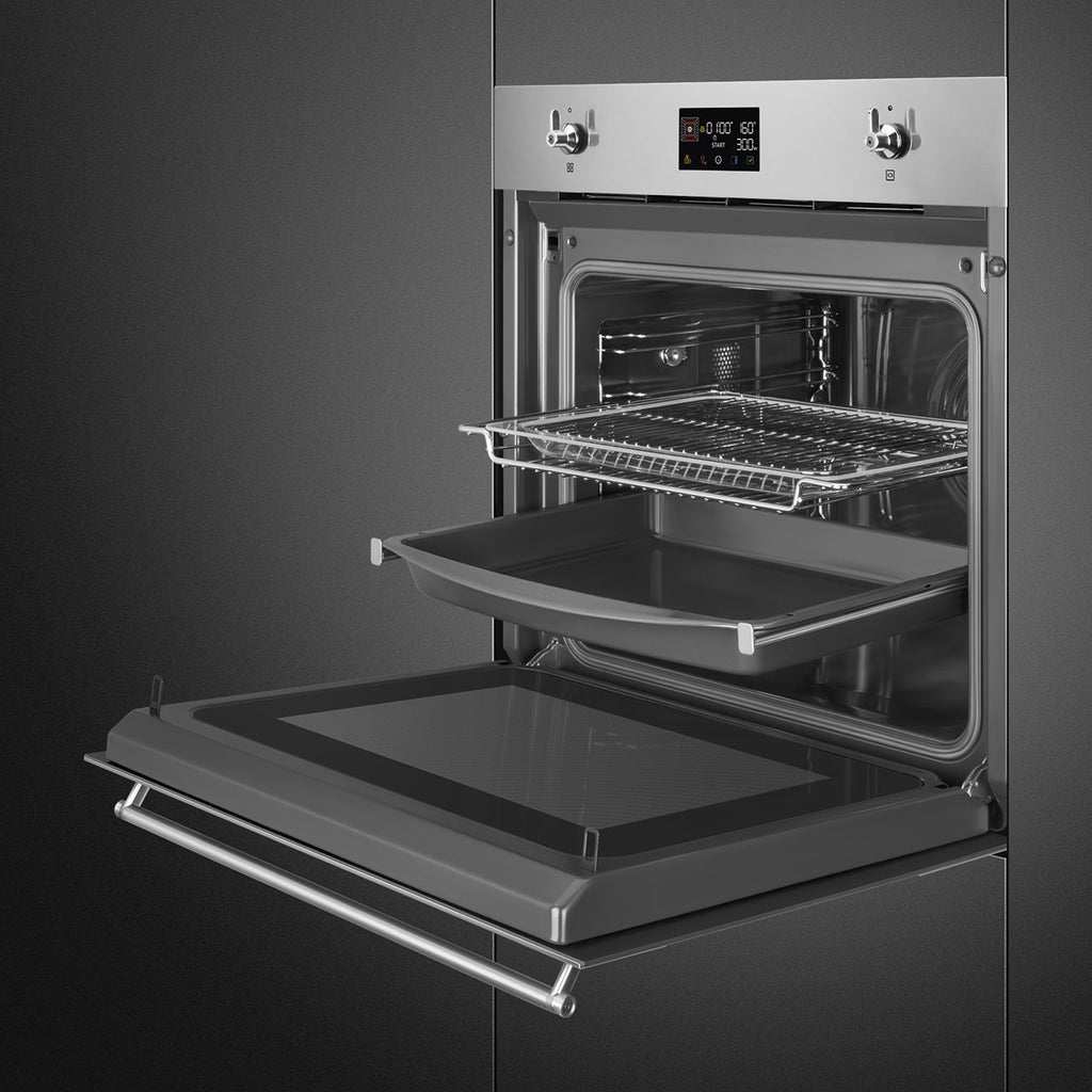 Classic 60cm Built-In SpeedwaveXL Single Oven, Stainless steel