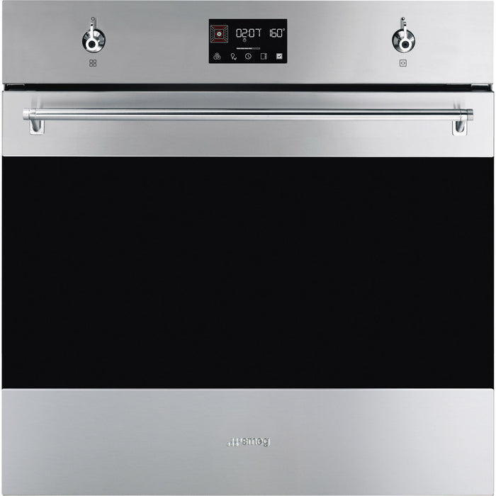 Classic 60cm Built-In Traditional pyro Single Oven, Stainless steel