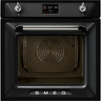Victoria 60cm Built-In SteamOne Single Oven, Black