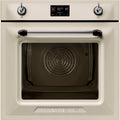 Victoria 60cm Built-In SteamOne Single Oven, Cream
