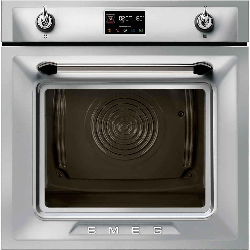 Victoria 60cm Built-In SteamOne Single Oven, Stainless steel