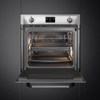 Victoria 60cm Built-In SteamOne Single Oven, Stainless steel