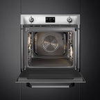 Victoria 60cm Built-In SteamOne Single Oven, Stainless steel