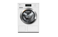 Miele WTR860 WPM Freestanding Washer Dryer in Lotus White - Chrome Door – front view