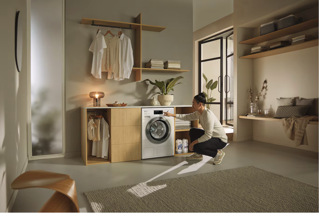 Miele WEJ885 WCS Freestanding Washing Machine in Lotus White - Chrome Door – image 5