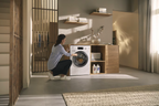 Miele WED385 WCS Freestanding Washing Machine in Lotus White - Graphie Grey Door – image 4
