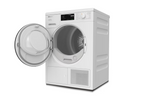 Miele TED645 WP Freestanding Dryer in Lotus White - Graphite Grey Door – image 2