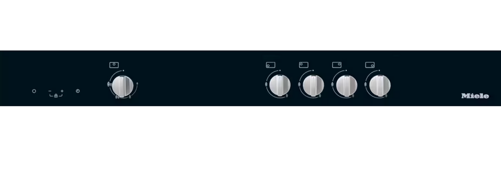 Miele KM3054-1 Gas Hob in Black Glass – image 2