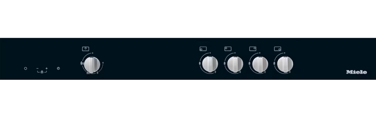 Miele KM3054-1 Gas Hob in Black Glass – image 2