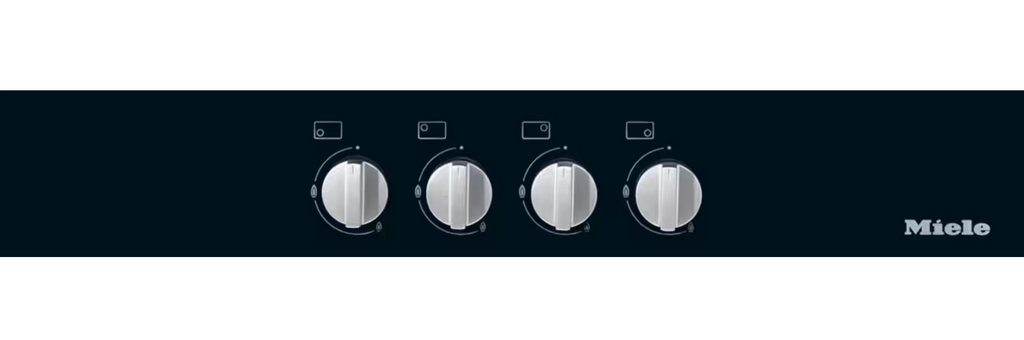 Miele KM3010 Gas Hob in Black Glass – image 2