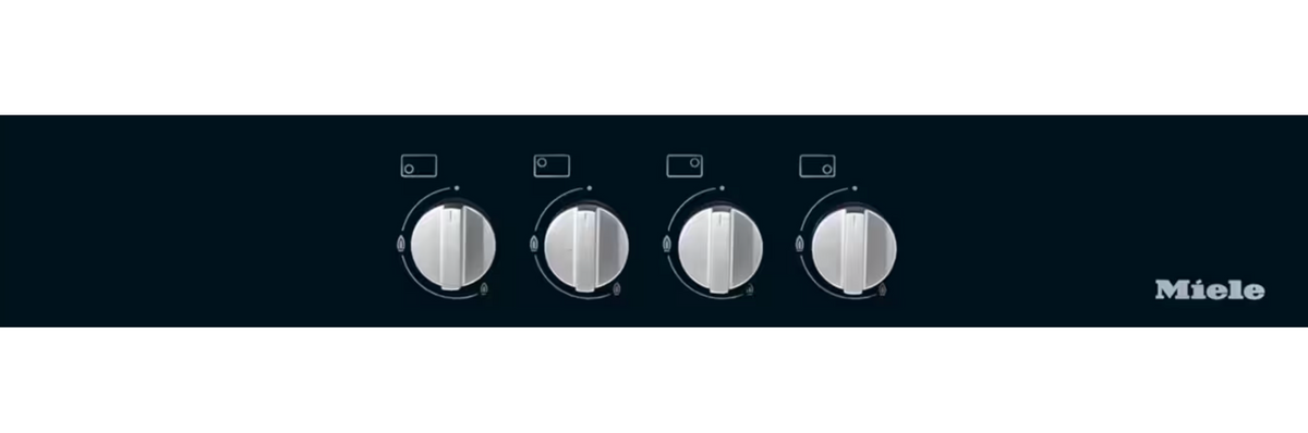 Miele KM3010 Gas Hob in Black Glass – image 2