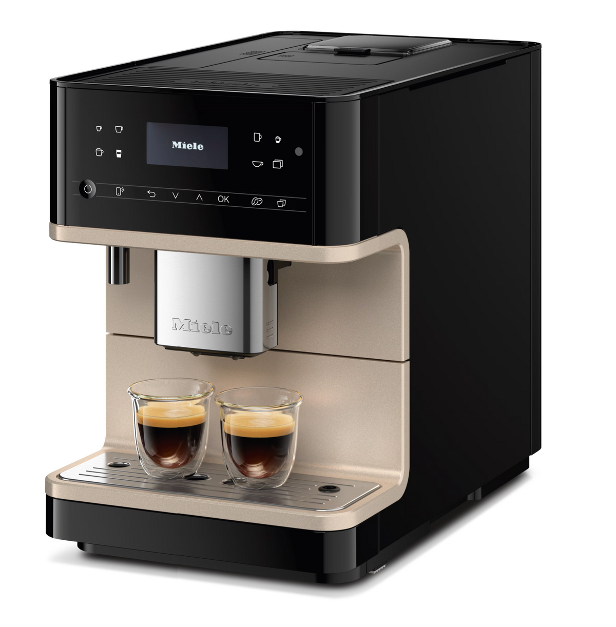 Miele CM6360 Coffee Machine in Obsidian Black Clean Steel Metallic – image 2