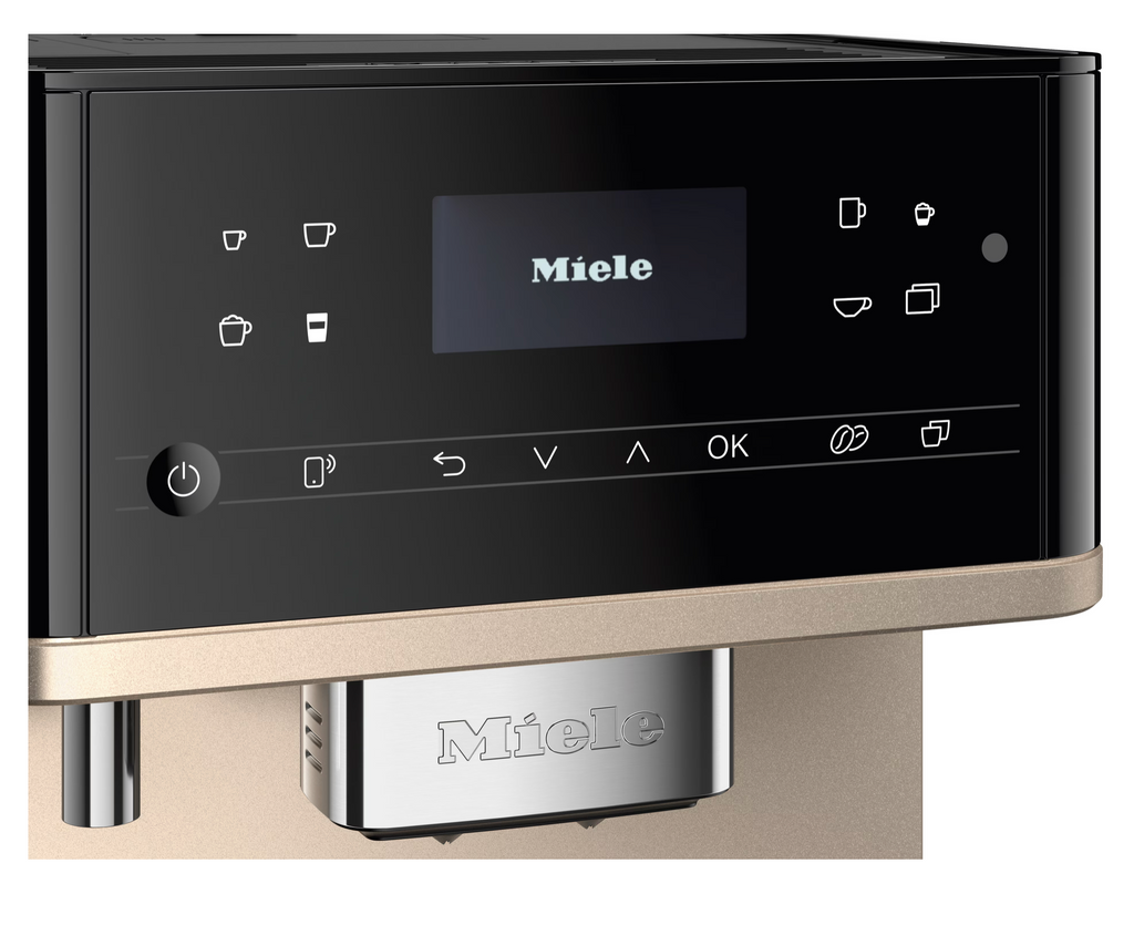 Miele CM6360 Coffee Machine in Obsidian Black Clean Steel Metallic – image 4