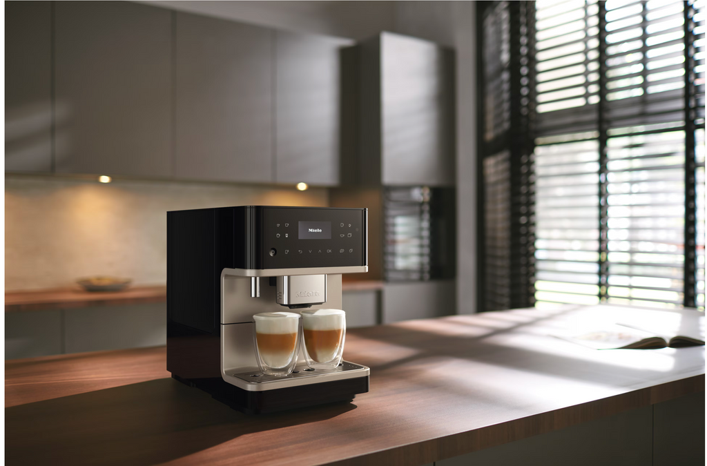 Miele CM6360 Coffee Machine in Obsidian Black Clean Steel Metallic – image 5