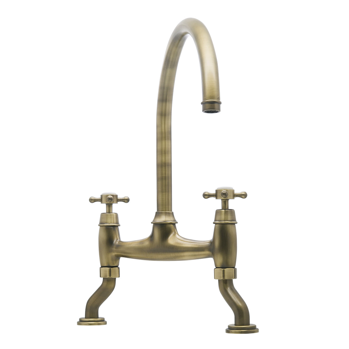 Bidbury & Co Sherborne Kitchen Tap — Patinated Brass