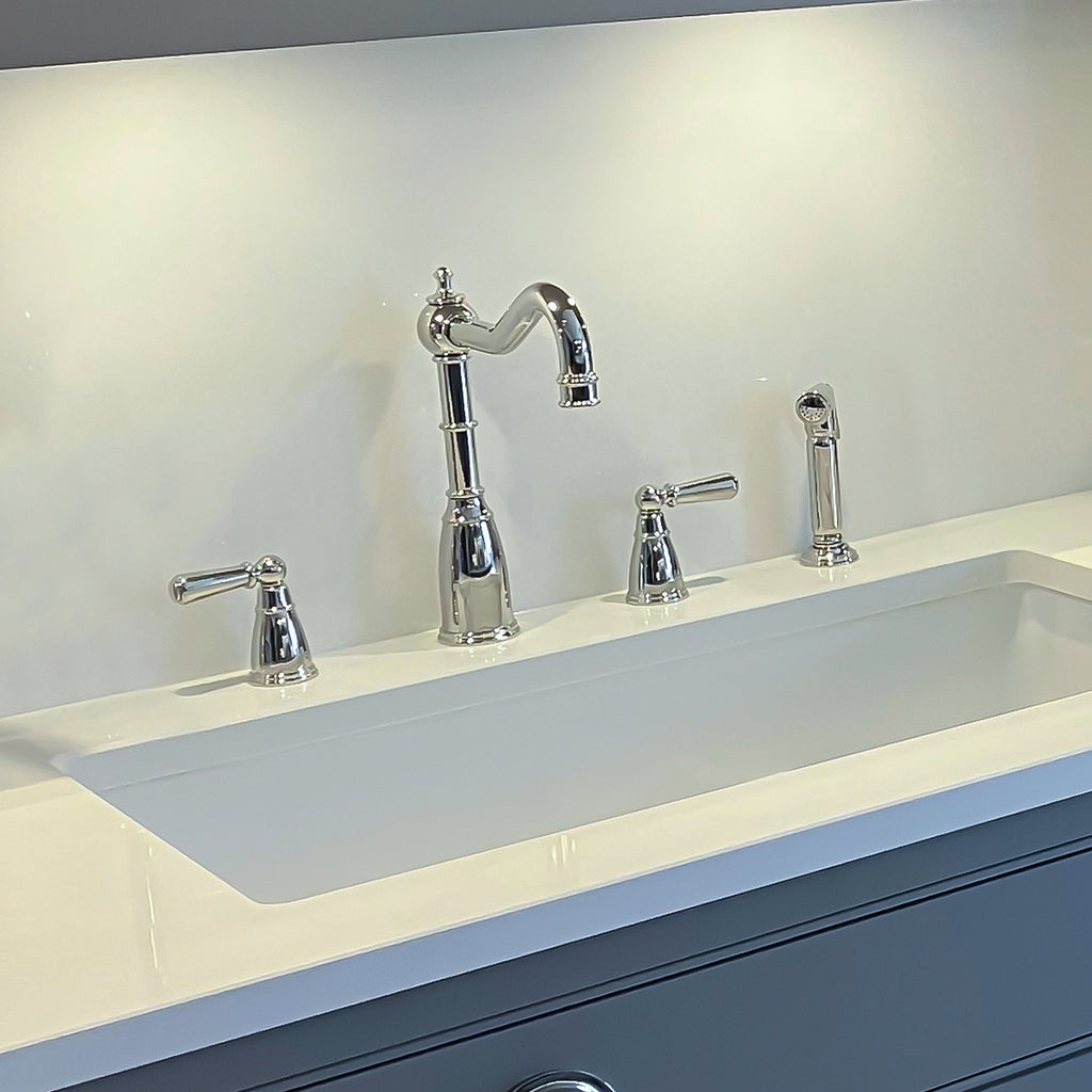 Bidbury & Co Stockwell Kitchen Tap with Rinse — Chrome