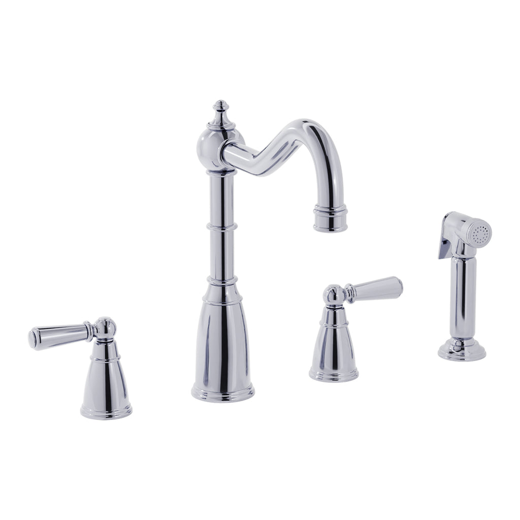Bidbury & Co Stockwell Kitchen Tap with Rinse — Chrome