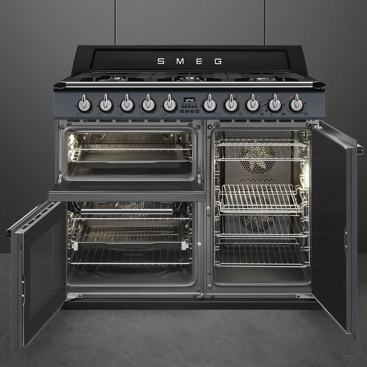100x60 cm Victoria Dual fuel Cooker with Gas Hob