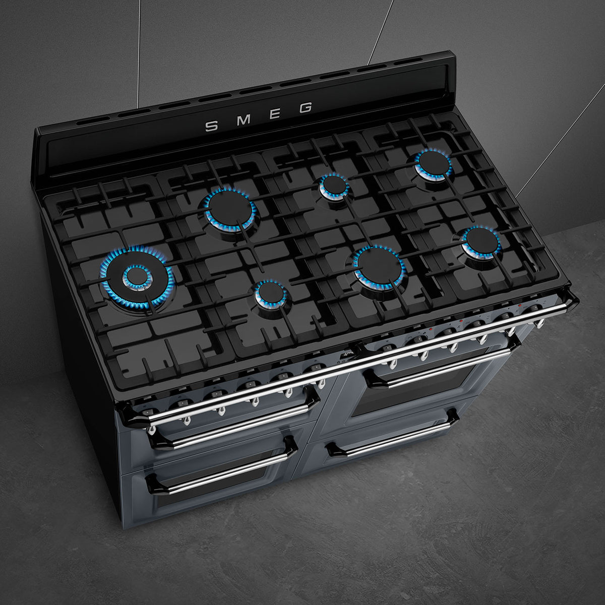 110x60 cm Victoria Dual fuel Cooker with Gas Hob