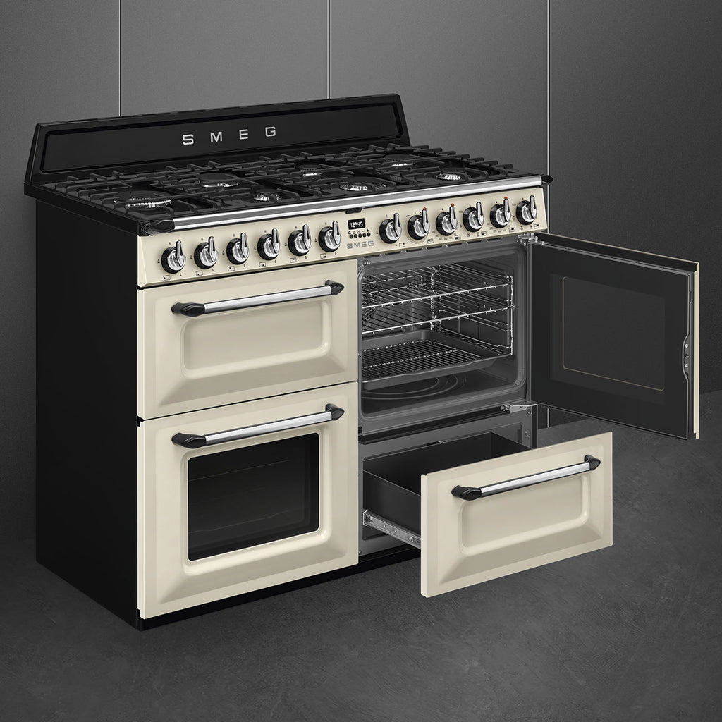110x60 cm Victoria Dual fuel Cooker with Gas Hob