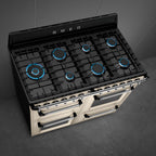 110x60 cm Victoria Dual fuel Cooker with Gas Hob