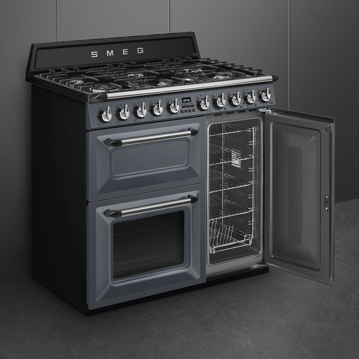 90x60 cm Victoria Dual fuel Cooker with Gas Hob