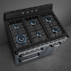90x60 cm Victoria Dual fuel Cooker with Gas Hob