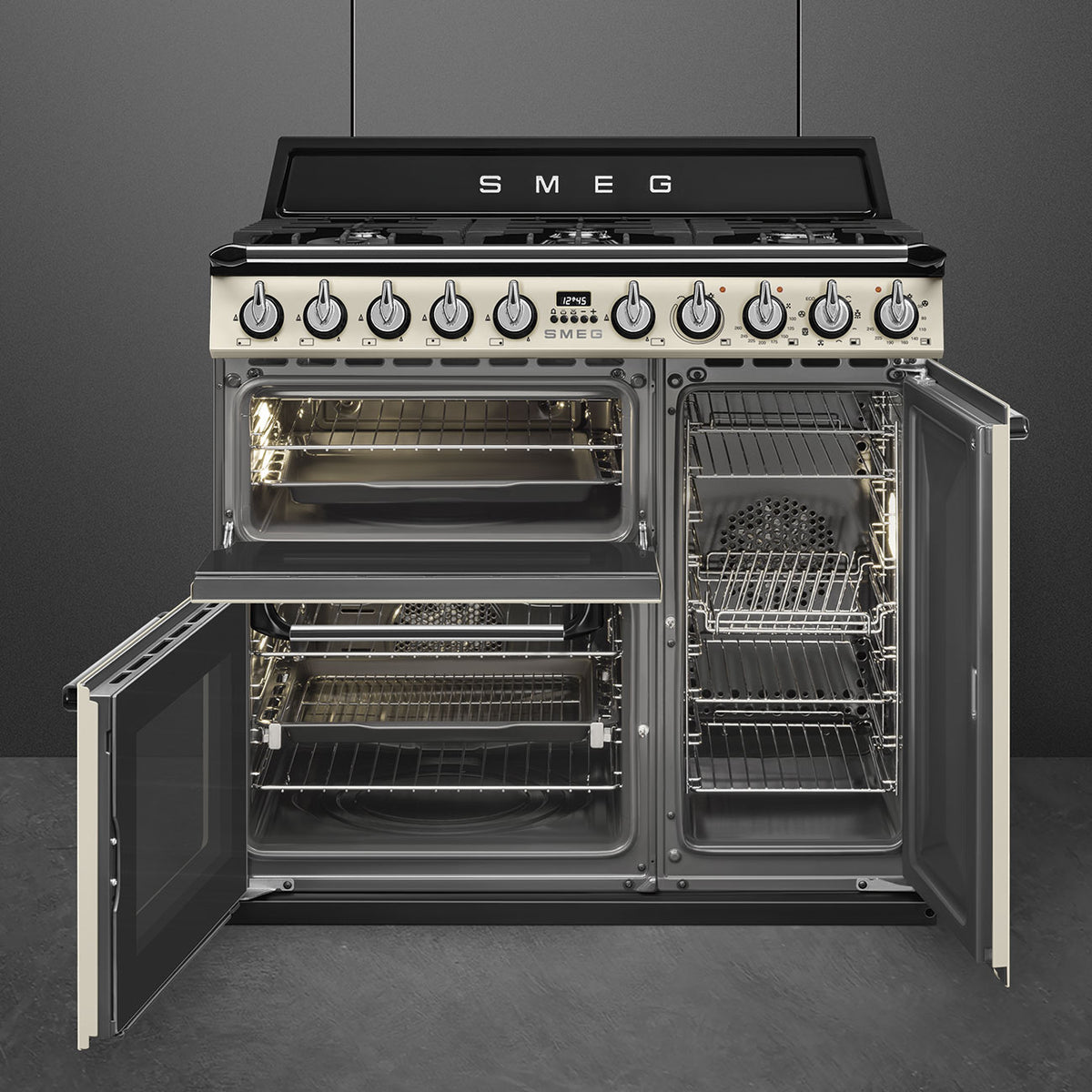 90x60 cm Victoria Dual fuel Cooker with Gas Hob