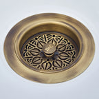 Bidbury & Co 3.5" Traditional Waste — Patinated Brass