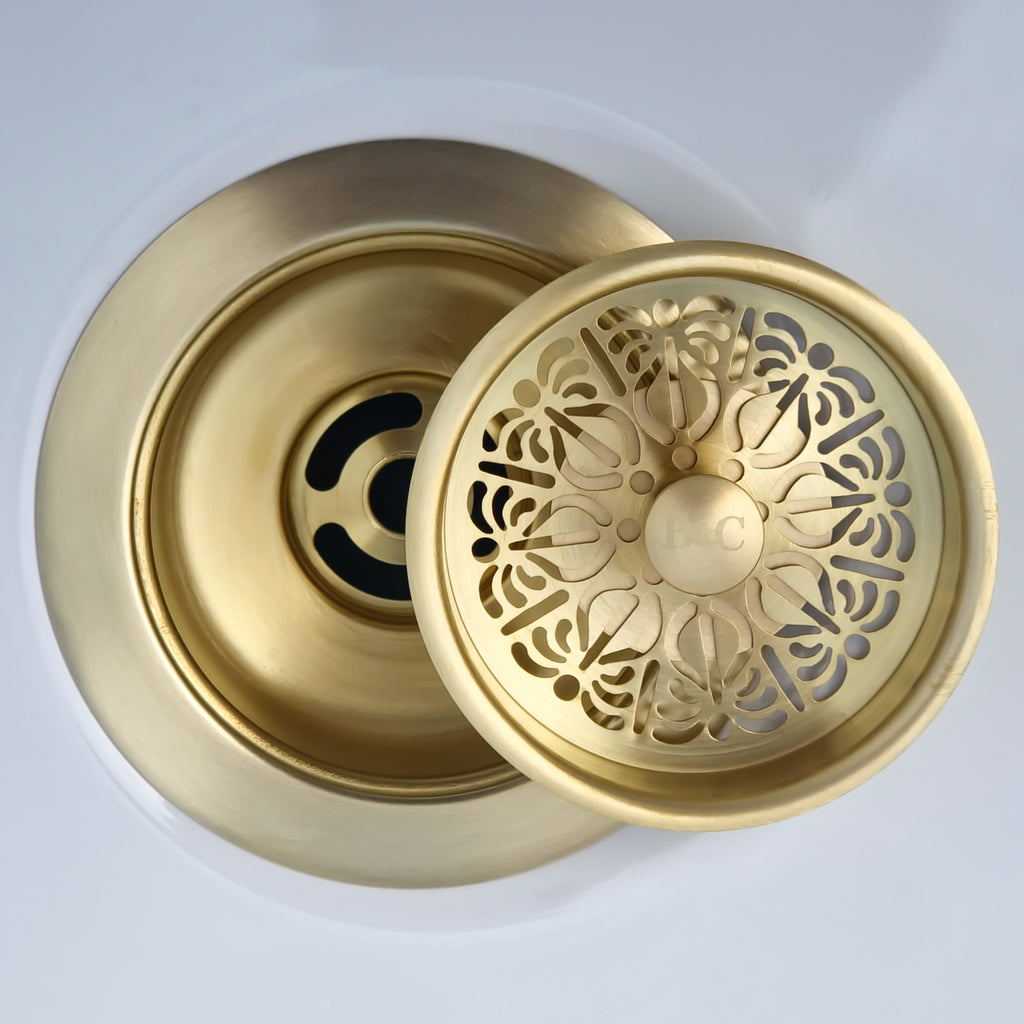 Bidbury & Co 3.5" Traditional Waste — Old English Brass