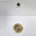 Bidbury & Co 3.5" Traditional Waste — Patinated Brass